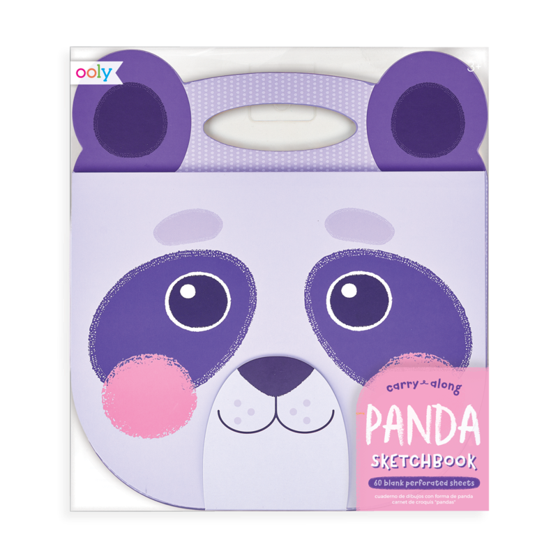 Caiet desen portabil - Panda mov [3]