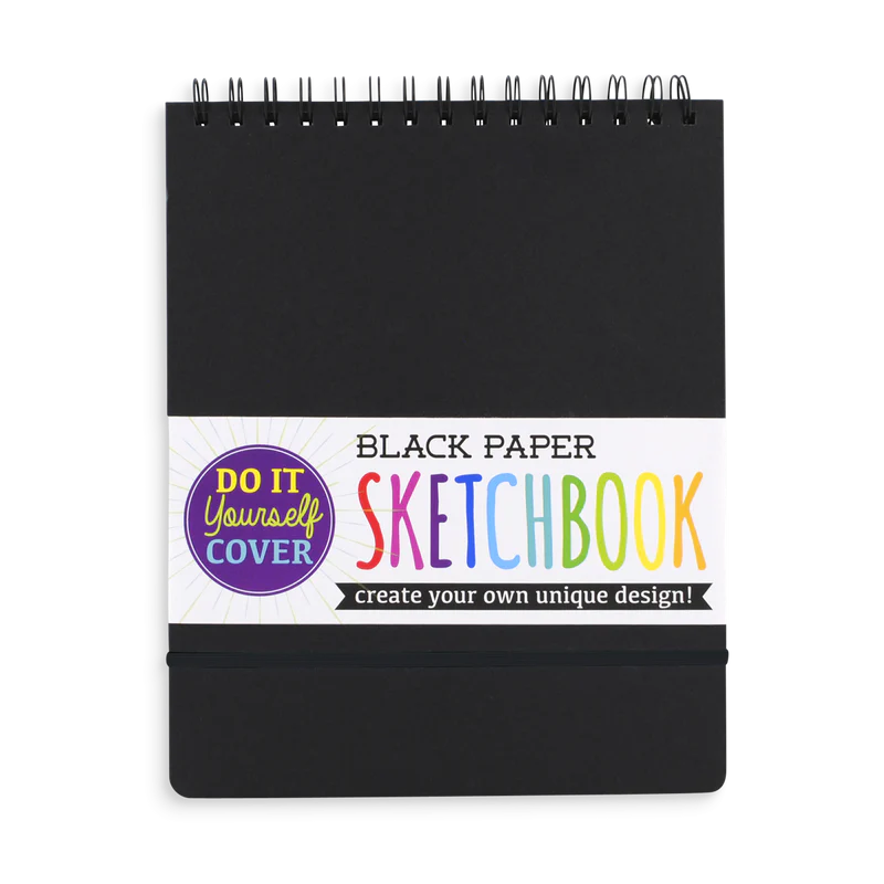 Caiet schite A4 hartie neagra, 75 file, 110 gr mp , coperta DIY [1]