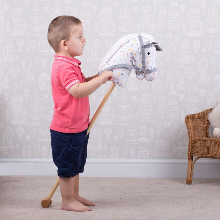 Calut cu tija din lemn, BIGJIGS Toys, 2-3 ani + [2]