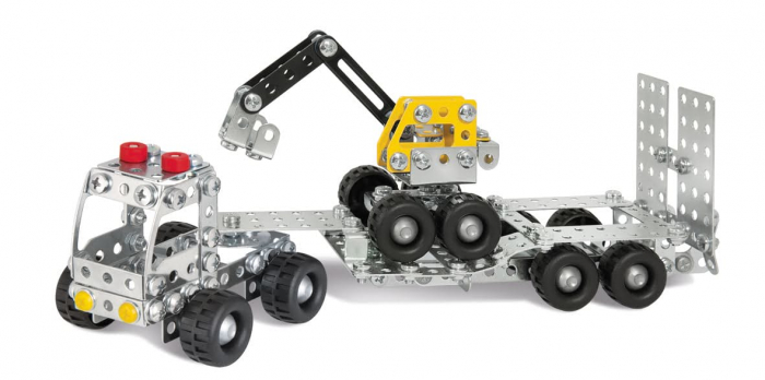 Camion cu remorca si excavator, Eitech, 8-9 ani + [3]