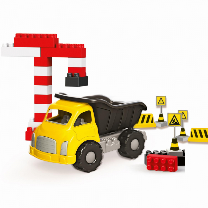 Camion si cuburi de construit - 40 piese, DOLU, 2-3 ani + [2]