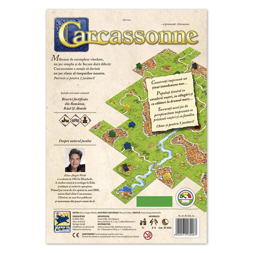 Carcassonne, editie speciala cu extensia
Biserici fortificate din Romania,  +7 ani [3]