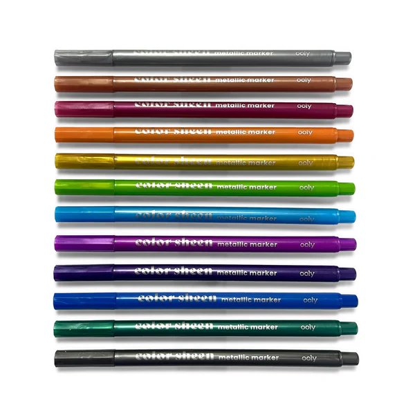 Carioci Colorate metalice-Color Sheen-set de 12 [6]