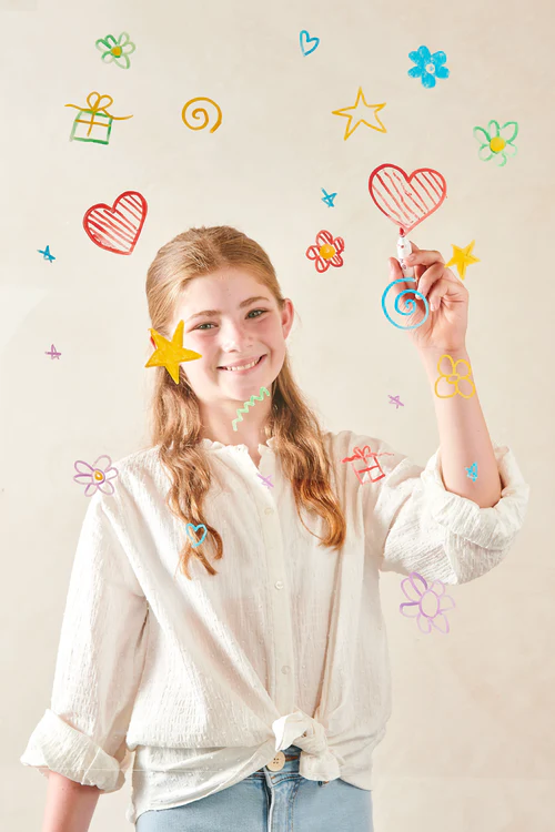 Carioci cu vopsea Vivid Pop! - set de 8, clasic [8]