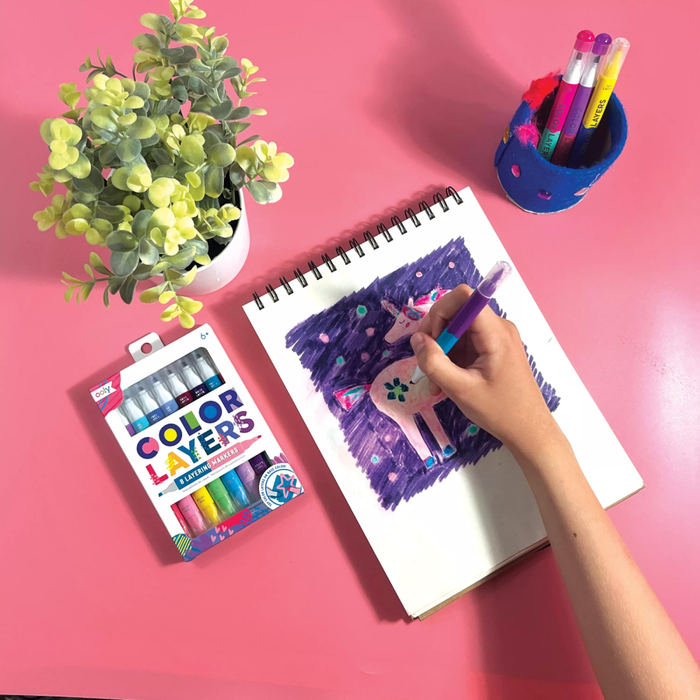 Carioci duble Color Layers - set de 8 [3]