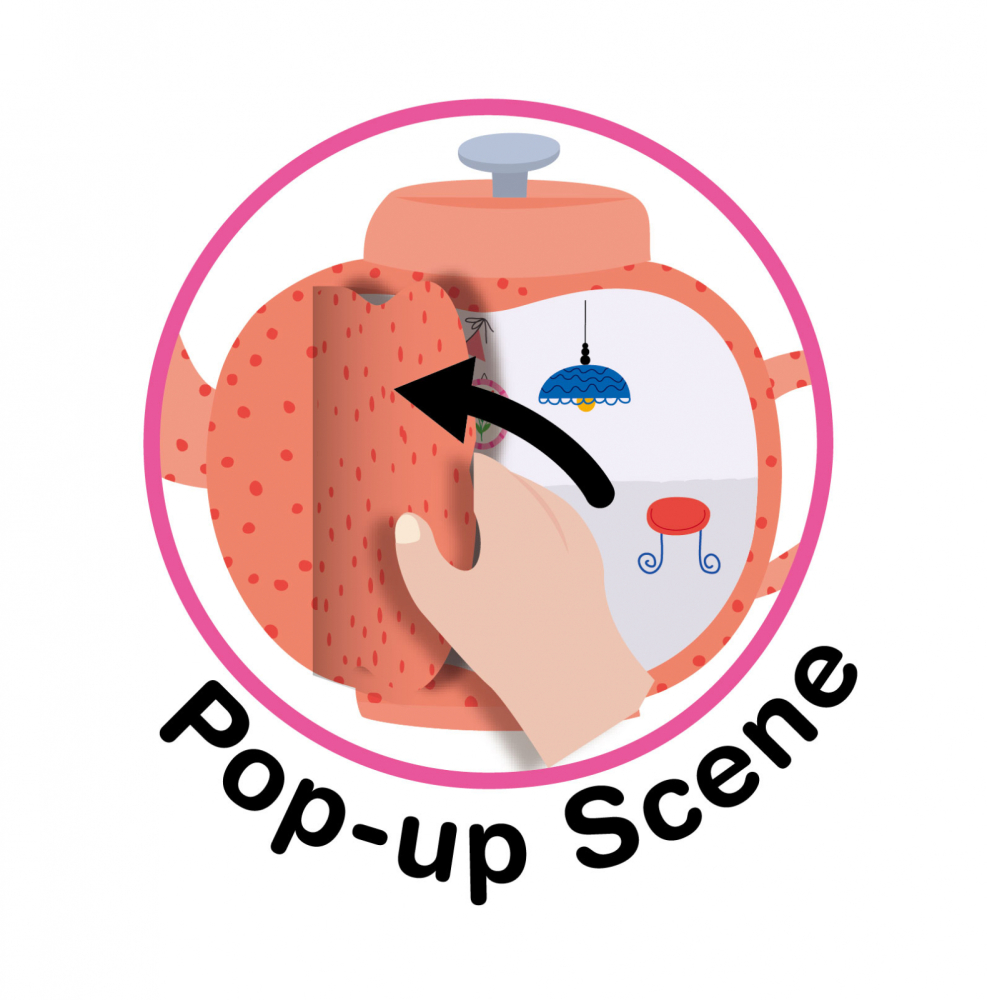 Carte cu abtibilduri repozitionabilesi scene pop-up - Viata in Padure [4]