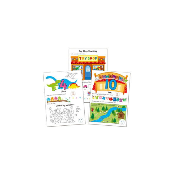 Carte cu activitati si abtibilduri - Invatam sa numaram, Galt, 2-3 ani + [2]