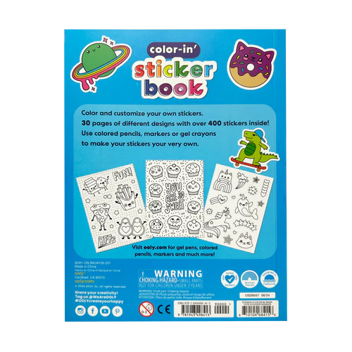 Carte de Stickere de Colorat Stickiville ,   Desene Dragalase [5]