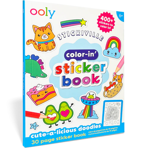 Carte de Stickere de Colorat Stickiville ,   Desene Dragalase [1]