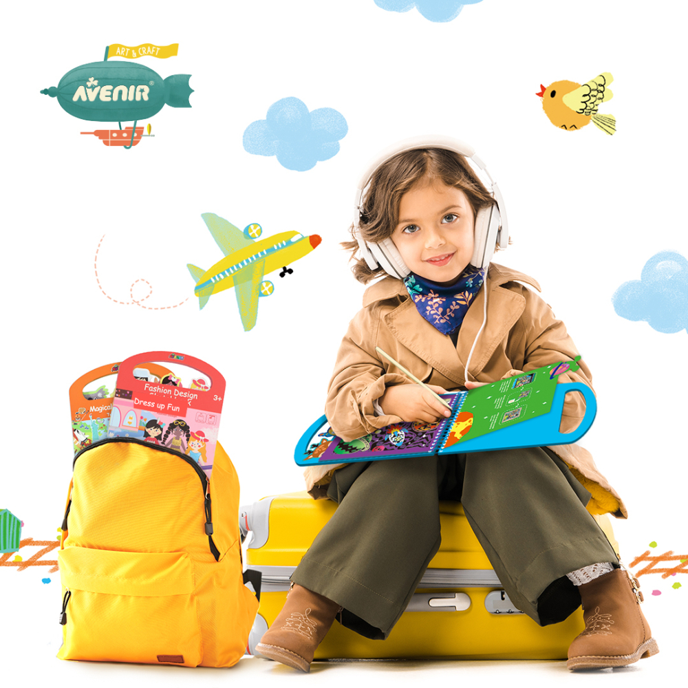 Carte portabila cu activitati de colorat - Jungla [4]