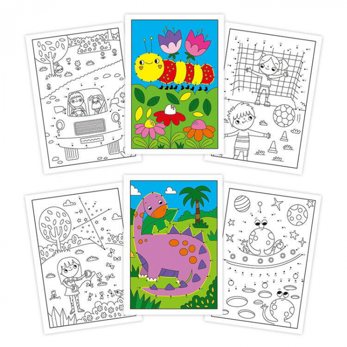 Carticica Dot to Dot, Galt, 4-5 ani + [2]