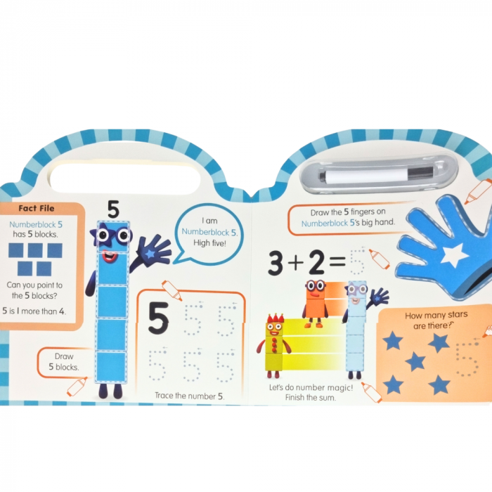 Carticica Scriu si sterg- Numberblocks 123 [5]