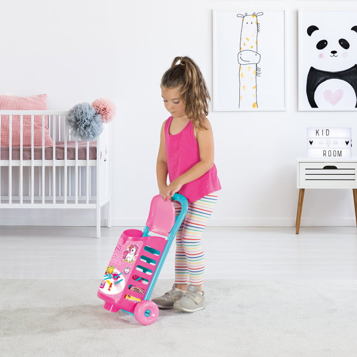 Carucior cu accesorii de bucatarie - Unicorn, DOLU, 2-3 ani + [4]