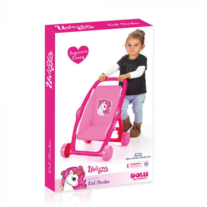 Carucior pentru papusa - Unicorn, DOLU, 1-2 ani + [2]