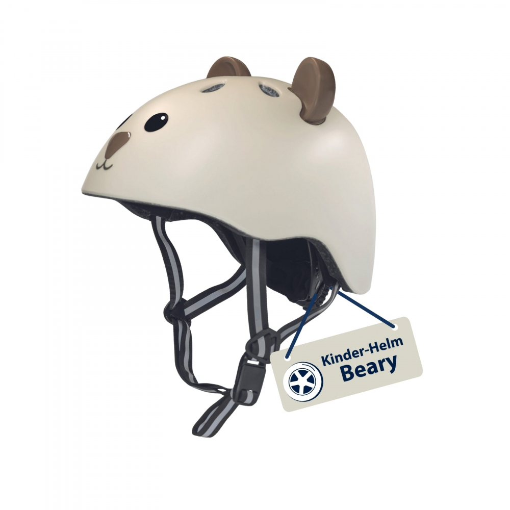 Cască protectie pentru copii Hudora Beary, mocha, mărimea 48-52 cm [2]