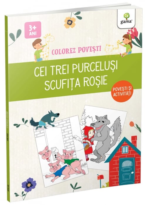 Cei trei purcelusi Scufita Rosie