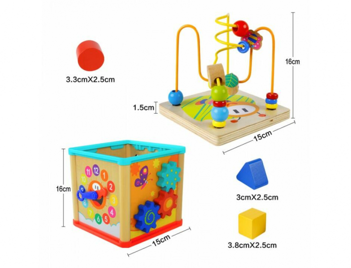 Centru de activitati 5 in 1 - Gradina magica, Topbright, 1-2 ani + [6]