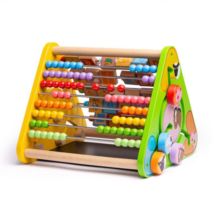 Centru de activitati - litere si imagini in engleza, BIGJIGS Toys, 1-2 ani + [2]