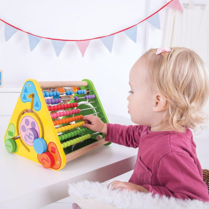 Centru de activitati - litere si imagini in engleza, BIGJIGS Toys, 1-2 ani + [8]