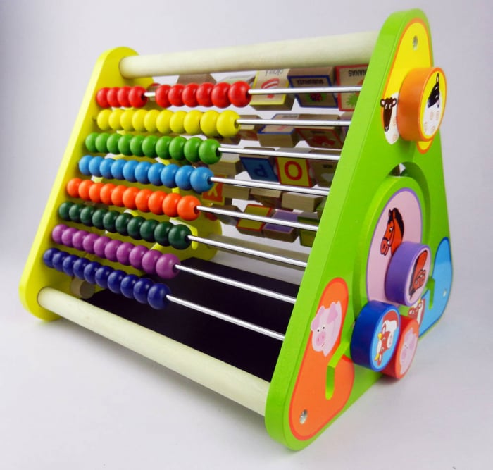 Centru de activitati - litere si imagini in romana, BIGJIGS Toys, 1-2 ani + [2]