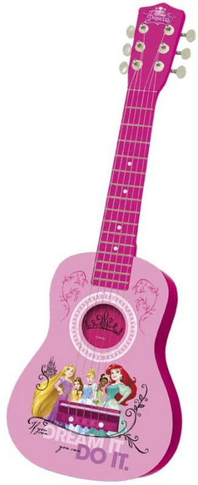 Chitara lemn Printese Disney 65 cm, Reig Musicales, 2-3 ani + [2]