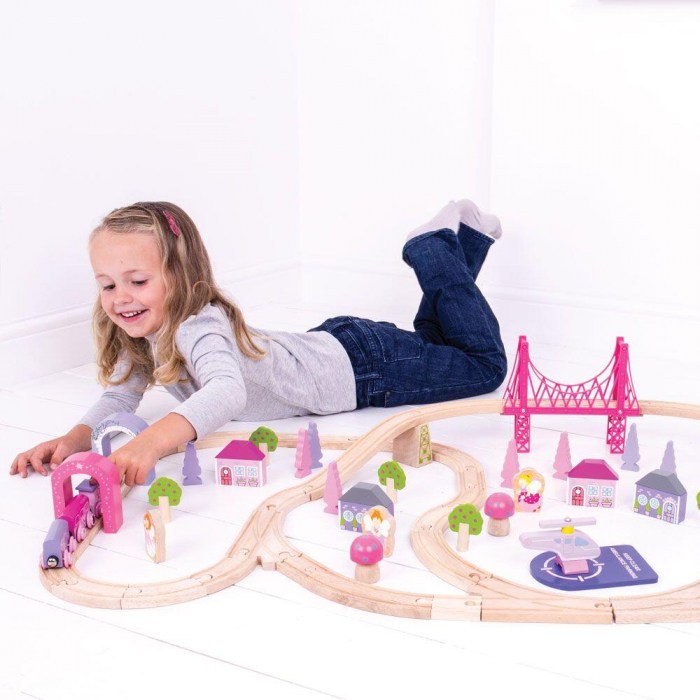 Circuit - Oraselul zanelor (75 piese), BIGJIGS Toys, 2-3 ani + [13]