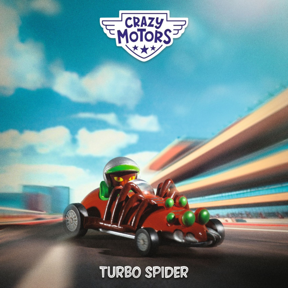 Colectia Crazy Motors Djeco, Masina de curse Turbo Spider, 3-9 ani [5]