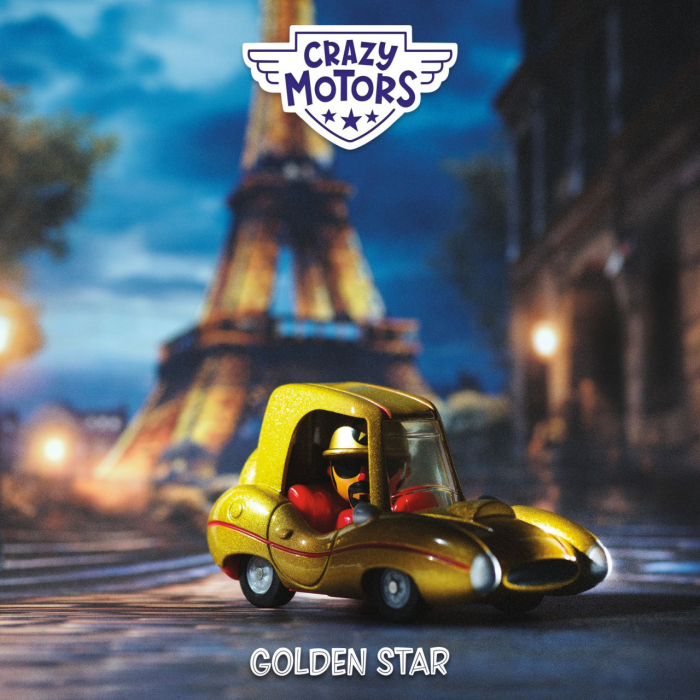 Colectia Crazy Motors Djeco, Masina Golden Star, 3-9 ani [3]