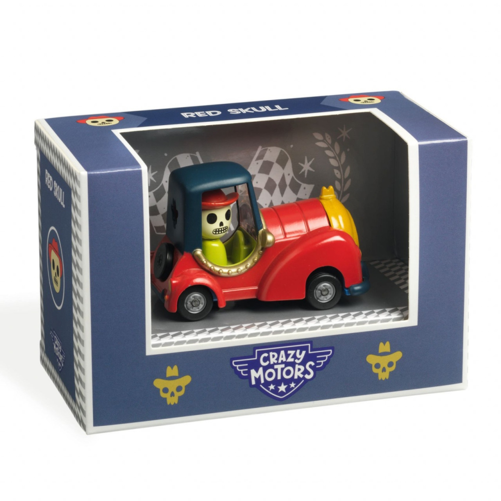 Colectia Crazy Motors Djeco, Masina Red Skull, 3-9 ani [4]