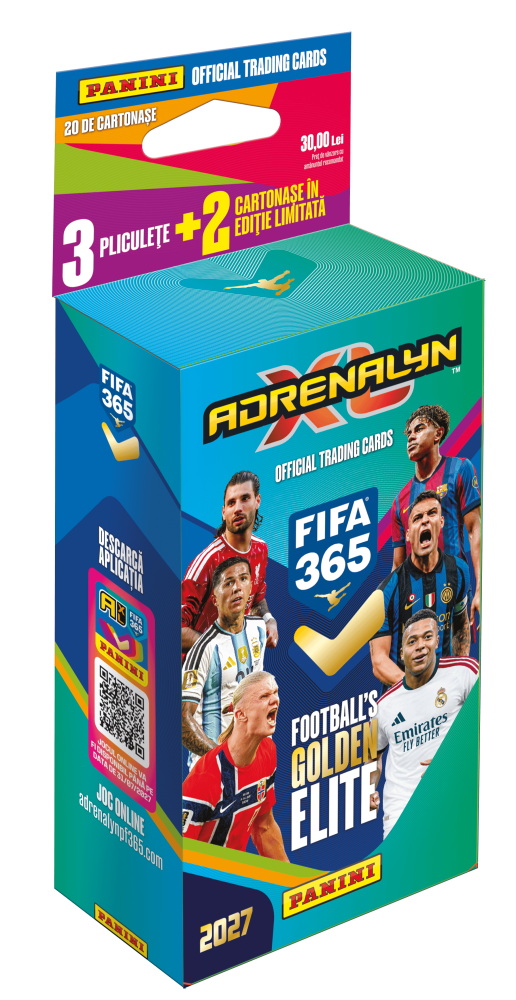 Colectia Panini Adrenalyn 2026-2027 Eco Blister - 3 Plicuri cu Carduri + 2 Carduri Limited Edition [1]