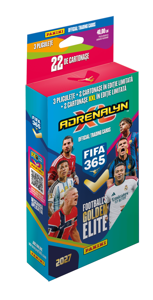 Colectia Panini Adrenalyn 2026-2027 Eco Blister XXL - 3 Plicuri cu Carduri + 2 Carduri XXL + 2 Carduri Limited Edition [1]