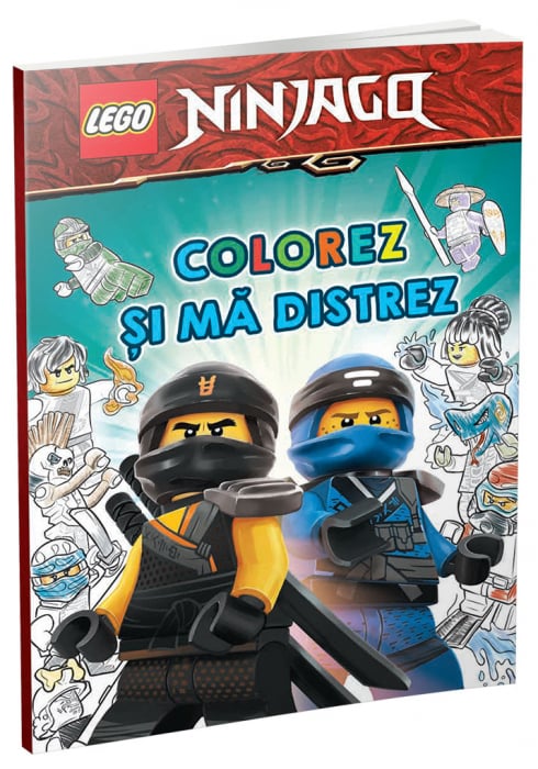 Colorez si ma distrez , Ninjago (carte Lego de colorat)