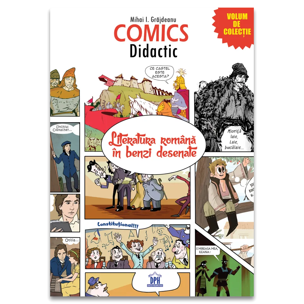 Comics Didactic: Literatura romana in benzi desenate, DPH, 5-10 ani