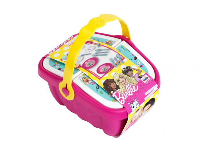 Cos picnic Barbie cu accesorii, Klein, 2-3 ani + [4]
