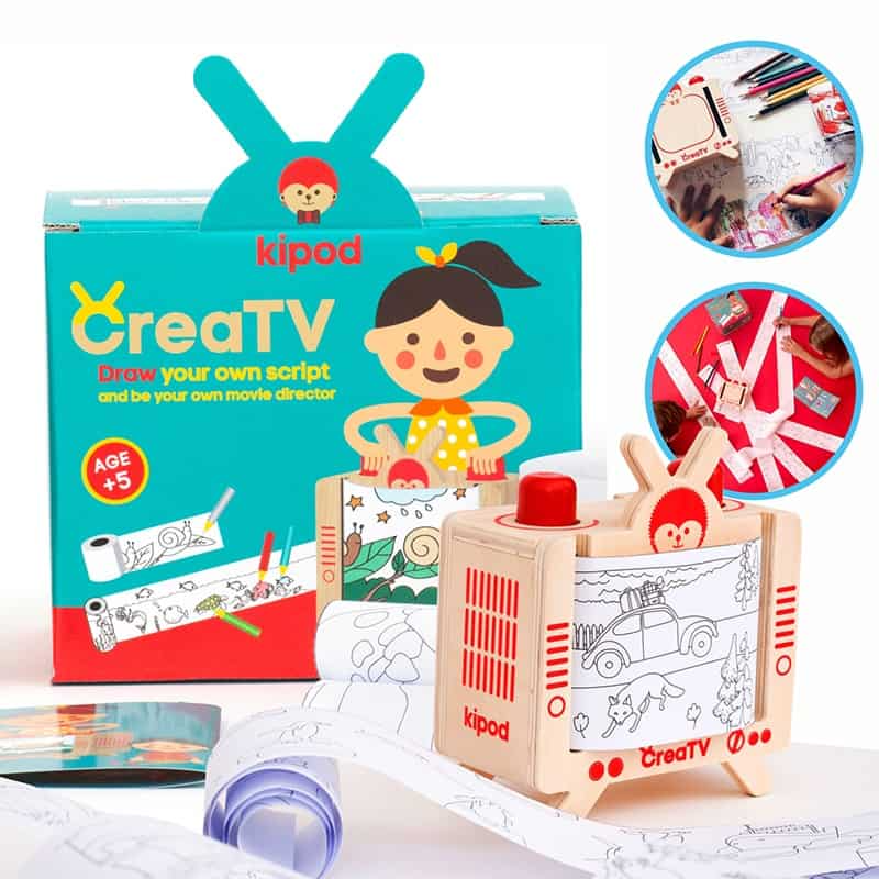 Crea TV - Set creativ pentru realizat povesti si benzi desenate, Kipod [1]