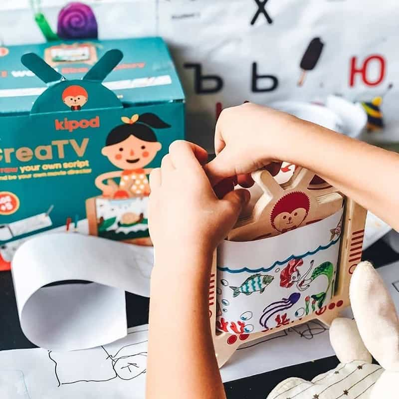 Crea TV - Set creativ pentru realizat povesti si benzi desenate, Kipod [6]