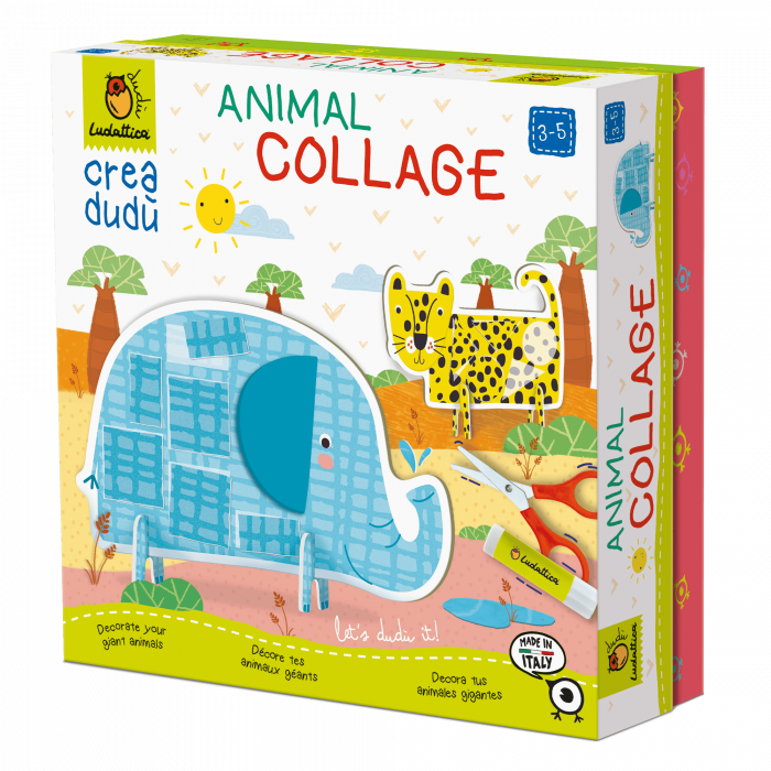 Creeaza cu mine, joc indemanare - Colaje cu animale, Ludattica, 3-5 ani [2]