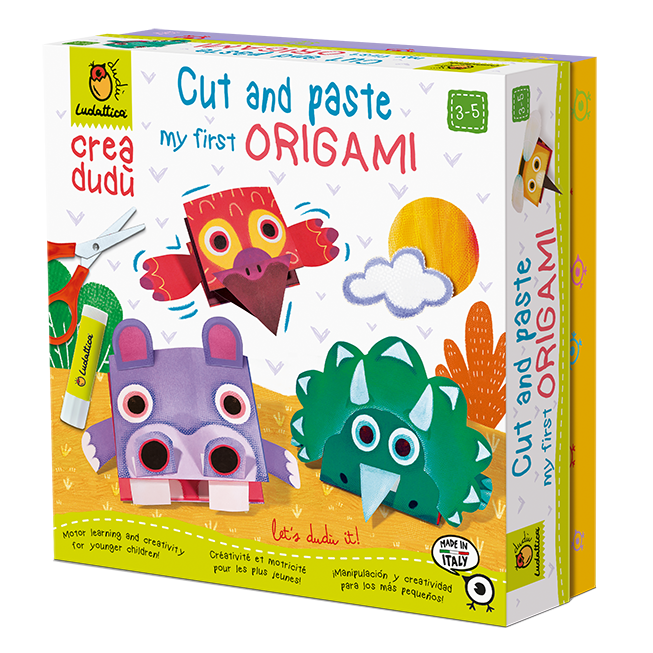 Creeaza cu mine, joc indemanare - Taie si lipeste primul meu origami, Ludattica, 3 - 5 ani [2]