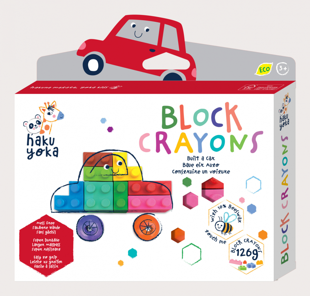 Creioane cerate interconectabile Block Crayons - Masina, Haku Yoka [1]