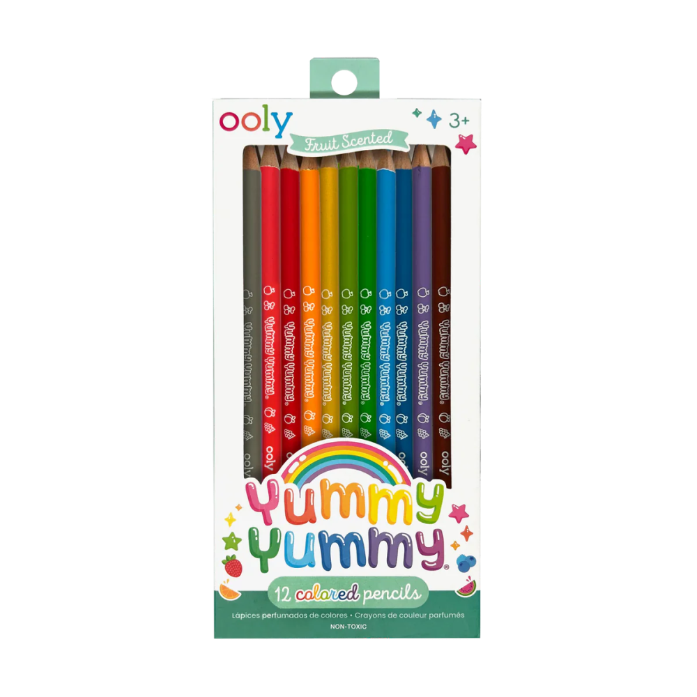 Creioane colorate parfumate - Yummy Yummy, set de 12 [1]