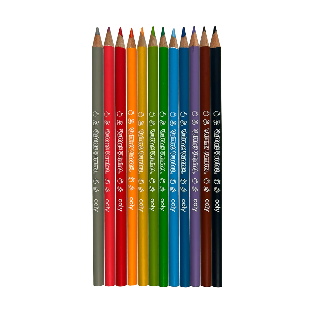 Creioane colorate parfumate - Yummy Yummy, set de 12 [4]