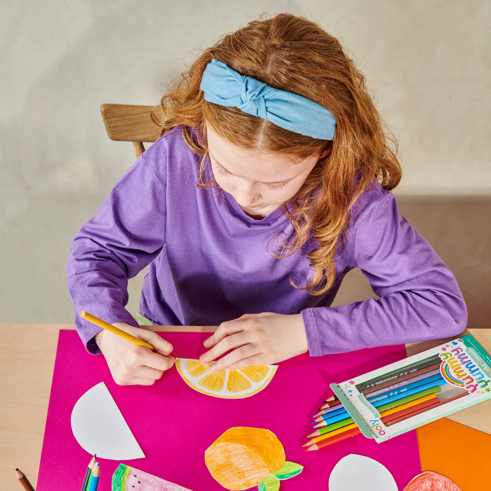 Creioane colorate parfumate - Yummy Yummy, set de 12 [6]