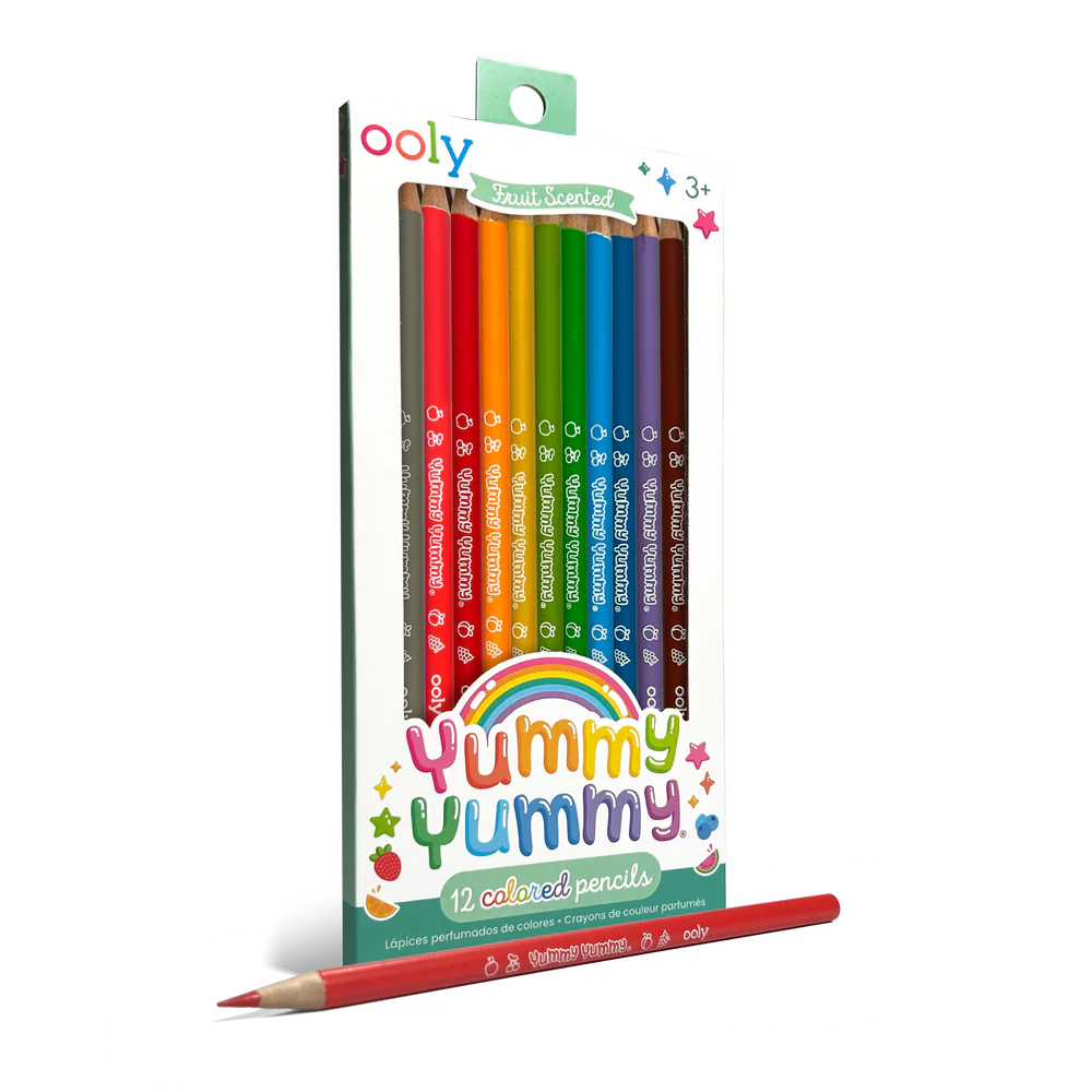 Creioane colorate parfumate - Yummy Yummy, set de 12 [2]
