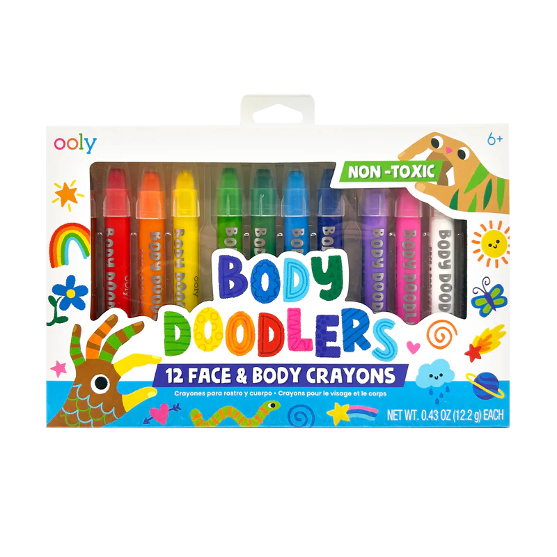 Creioane pictura pentru fata si piele, Body Doodlers, set de 12 [1]