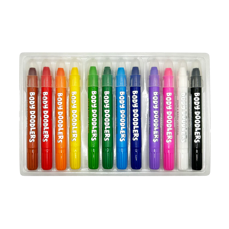 Creioane pictura pentru fata si piele, Body Doodlers, set de 12 [4]