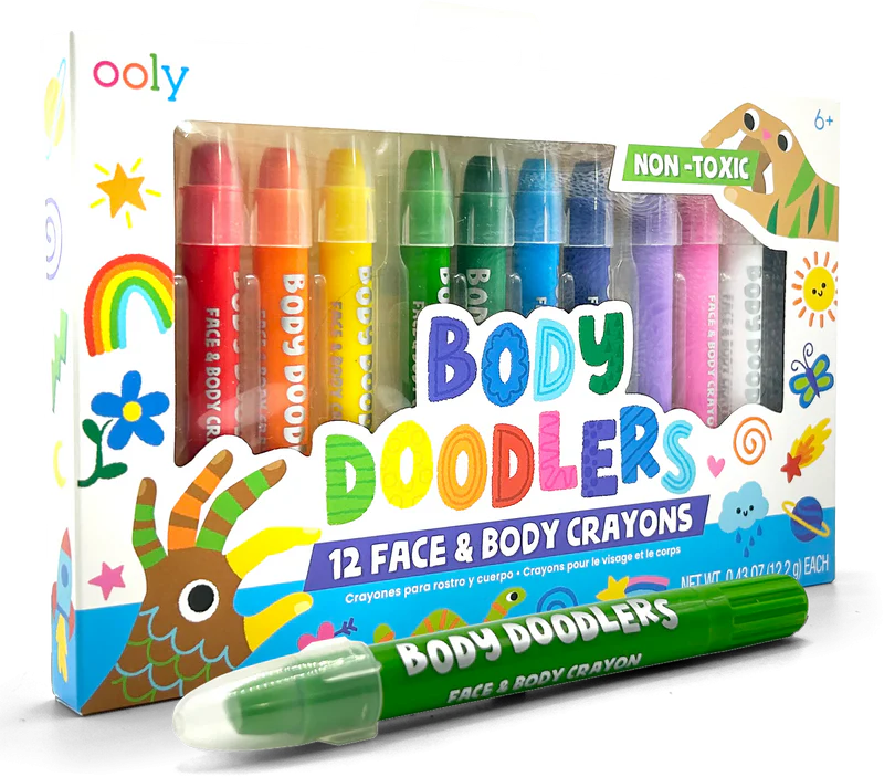 Creioane pictura pentru fata si piele, Body Doodlers, set de 12 [2]