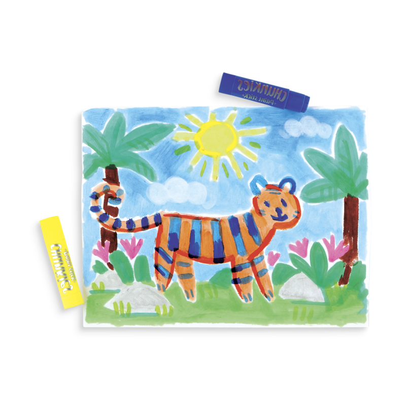 Creioane tempera solida Chunkies, 12 bucati [5]