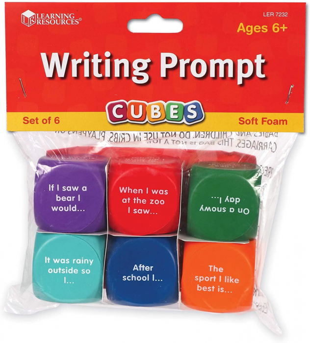 Cuburi lemn pentru scriere rapida, Learning Resources, 6-7 ani + [4]
