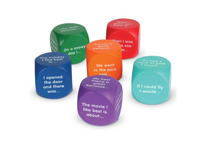 Cuburi lemn pentru scriere rapida, Learning Resources, 6-7 ani + [2]