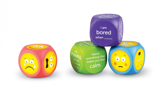 Cuburi pentru conversatii - EMOJI, Learning Resources, 2-3 ani + [2]